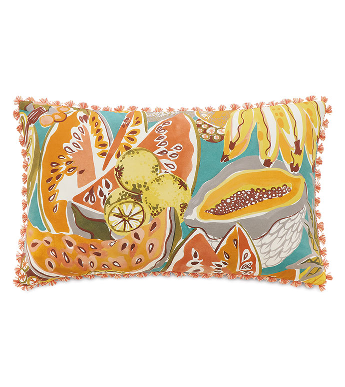 Belize Tropical Decorative Pillow