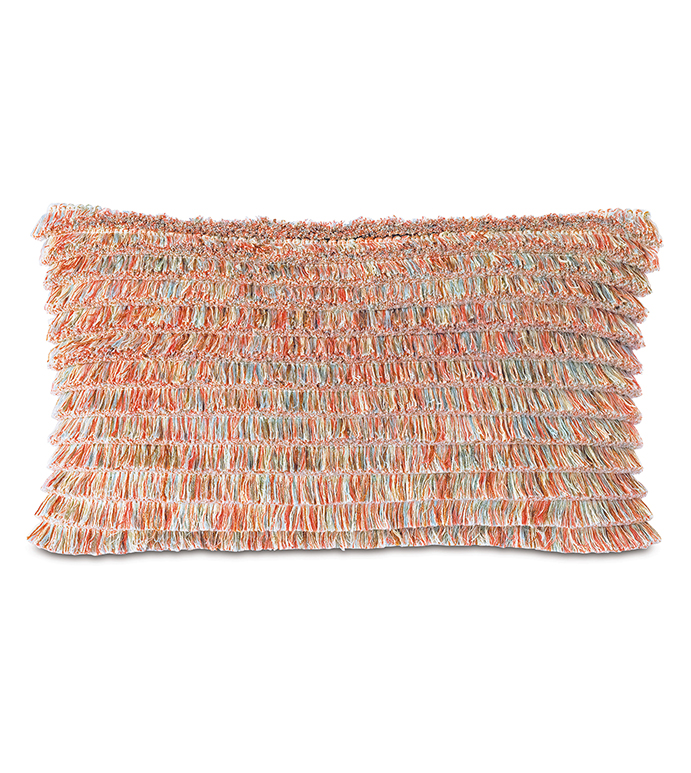 Bimini Brush Fringe Decorative Pillow