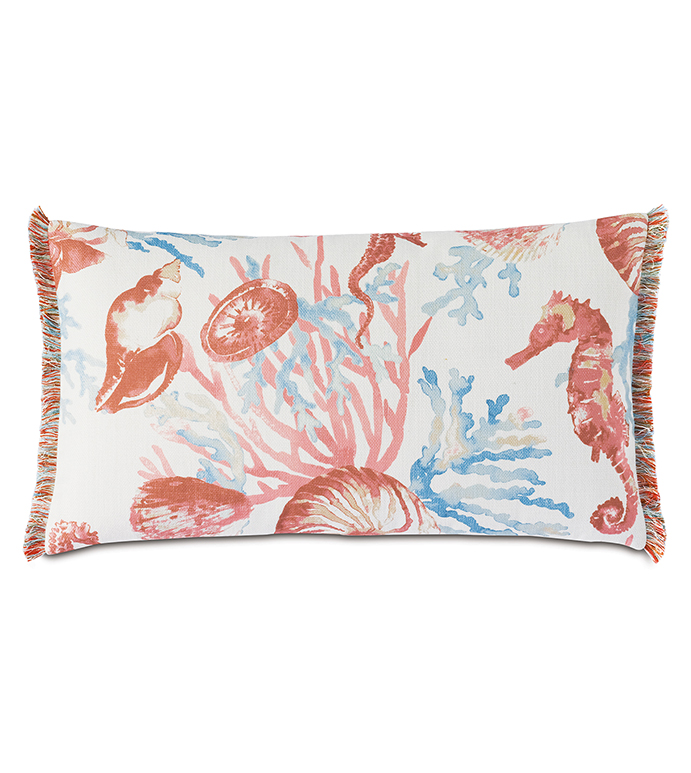 Coral and blue throw pillows best sale