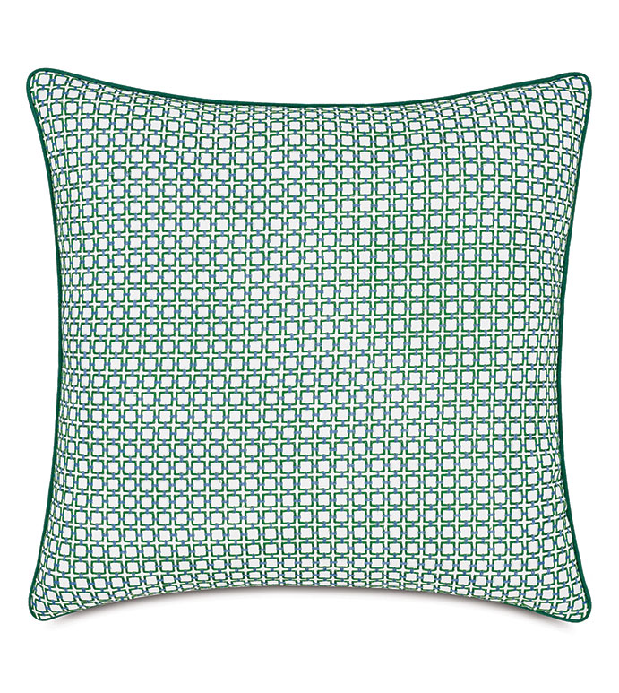BOCA RATON GEOMETRIC EURO SHAM