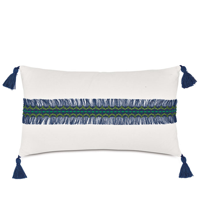 BOCA RATON TASSEL DECORATIVE PILLOW