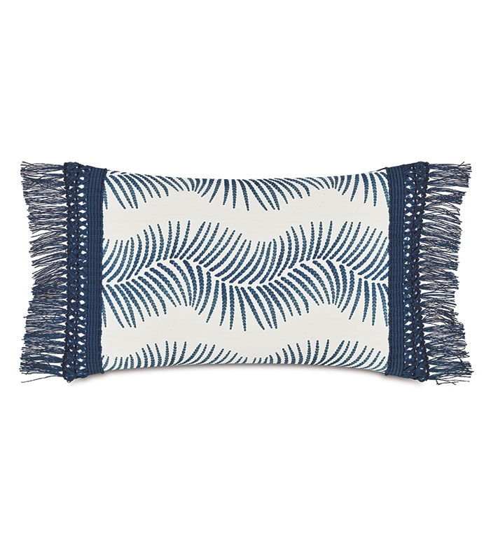 BOCA RATON FRINGE DECORATIVE PILLOW