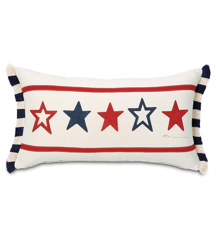 Hand-Painted Carter Bolster