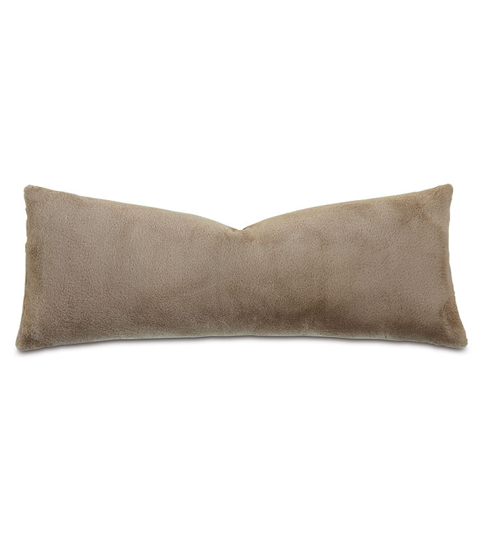 Faux fur oblong pillow hotsell