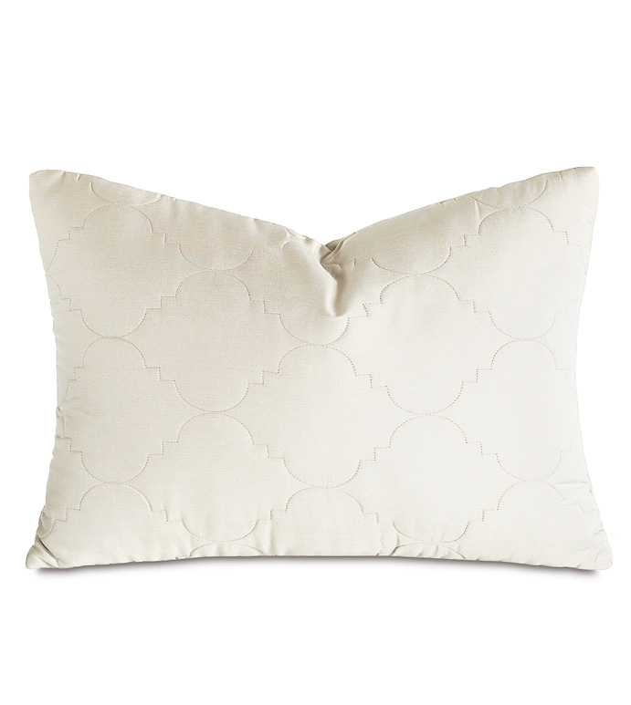 Viola Ivory Boudoir Sham