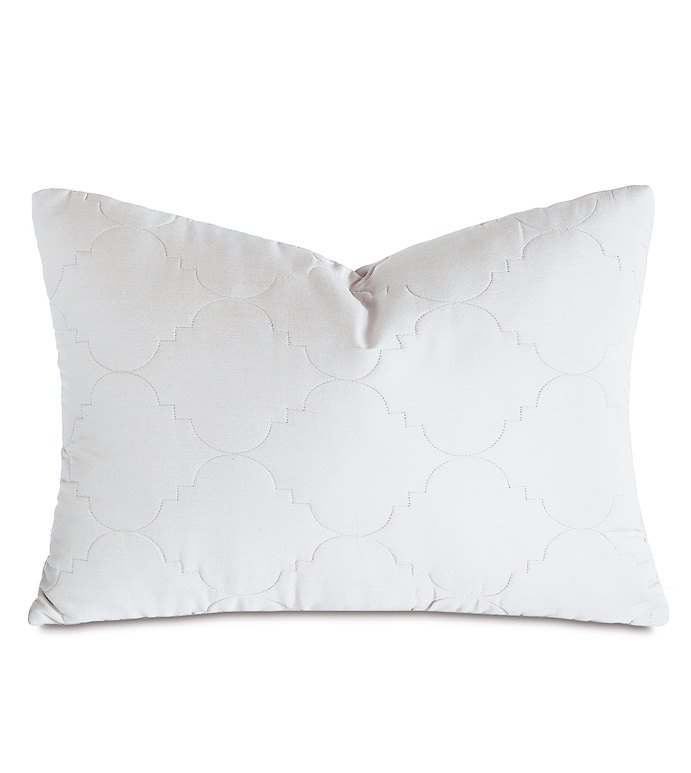 Viola White Boudoir Sham