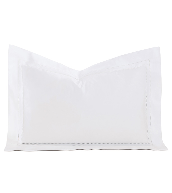 Lusso White Boudoir Sham