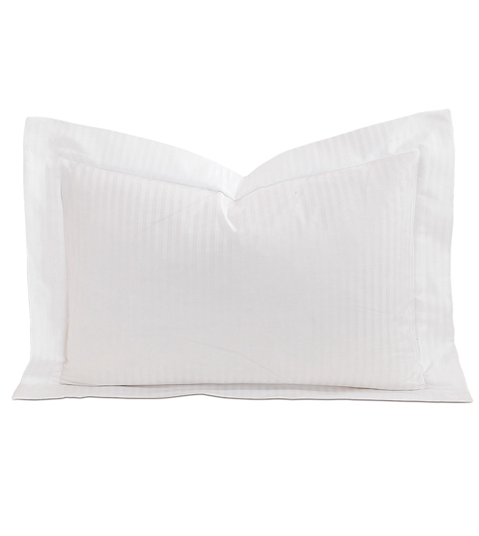Emilio White Boudoir Sham