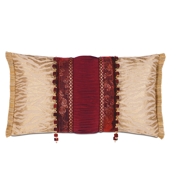 Edris Cranberry Insert Bolster