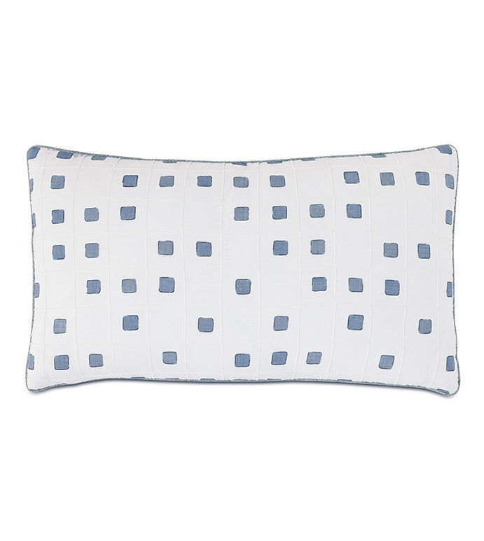 Persea Pintuck Decorative Pillow