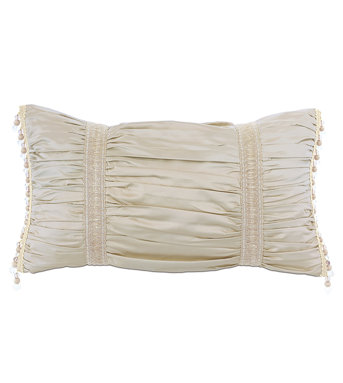 Jolene Ruched Decorative Pillow