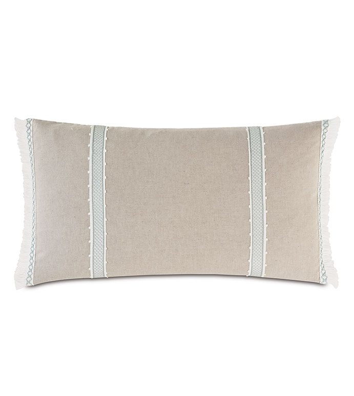 Amberlynn Gimp Detail Decorative Pillow