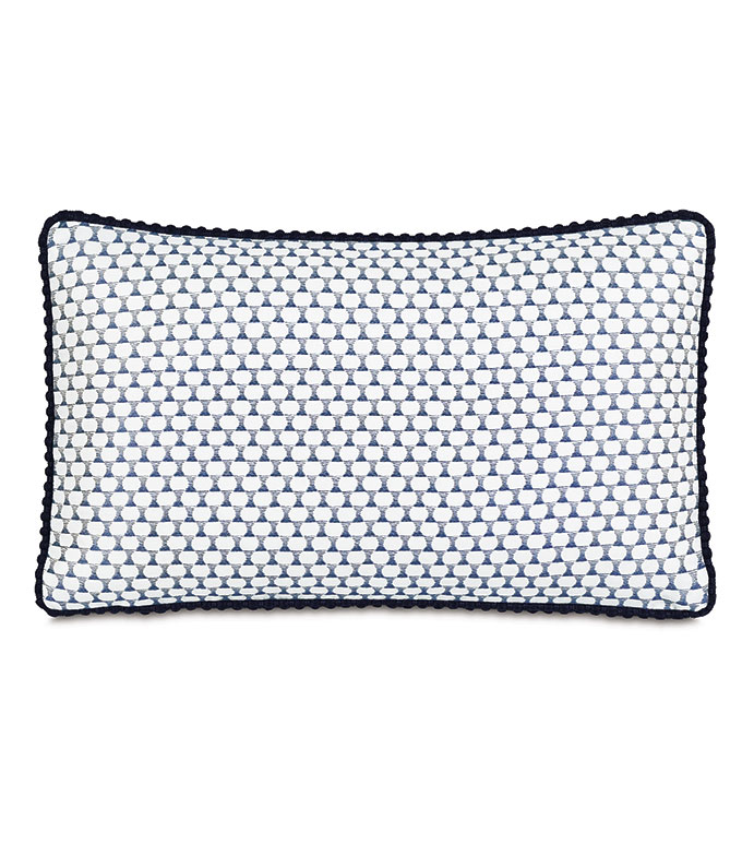 High Tide Embroidered Decorative Pillow