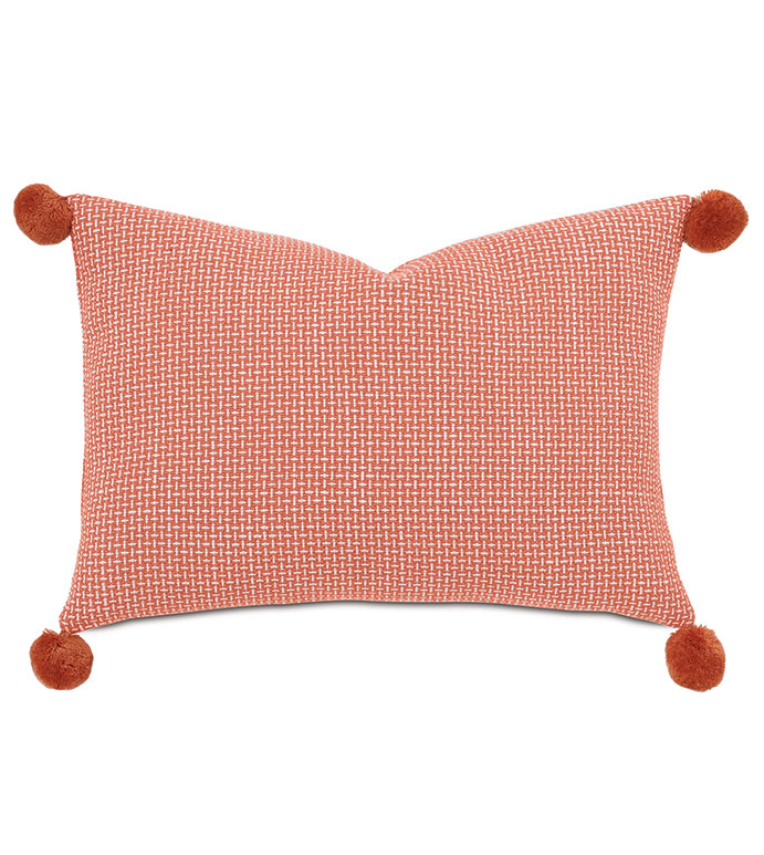 Phineas Crosshatch Decorative Pillow