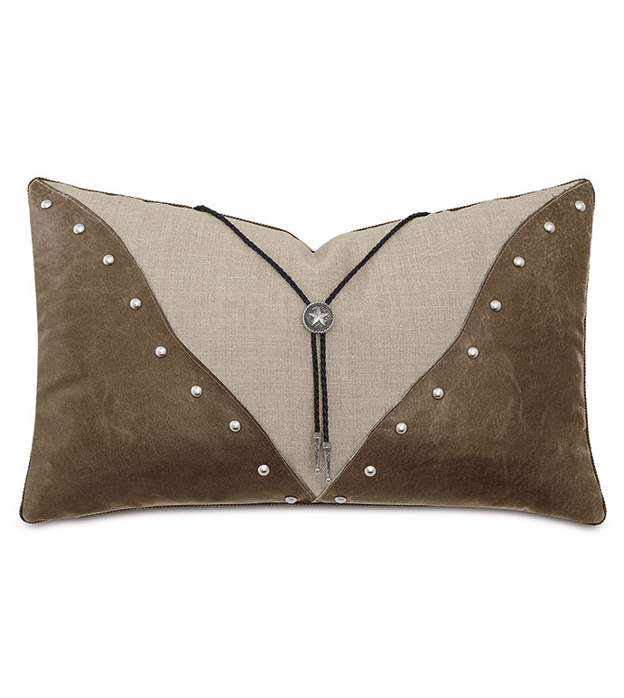 Higgins Nailheads Decorative Pillow