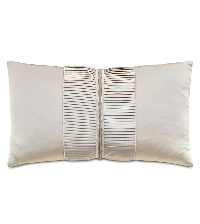 ROMILLY PLEATED INSERT DECORATIVE PILLOW