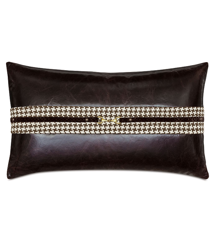 HIGHLAND LEATHER DECORATIVE PILLOW