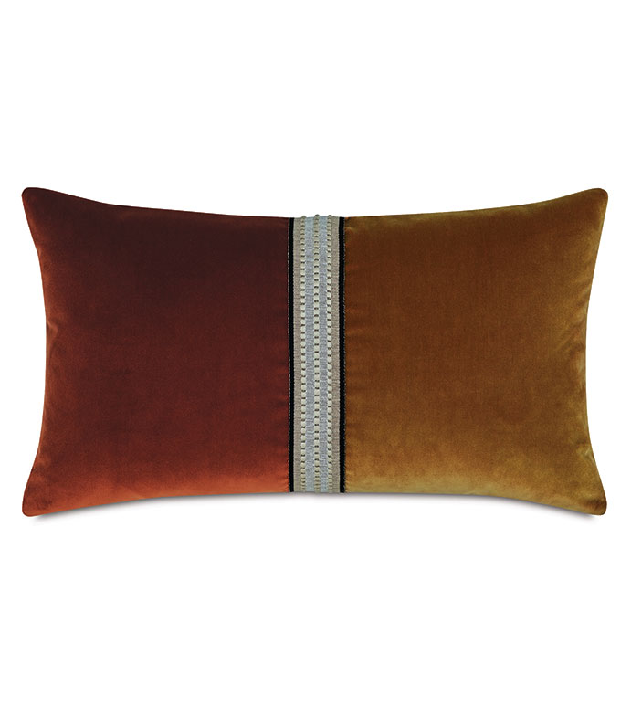 SOL COLORBLOCK DECORATIVE PILLOW