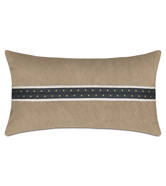 LEVI FAUX HIDE DECORATIVE PILLOW