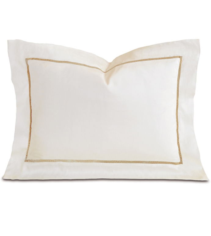 Linea Velvet Ribbon Boudoir In Ivory & Sable