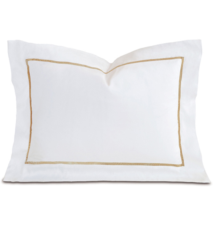 Linea Velvet Ribbon Boudoir In White & Sable