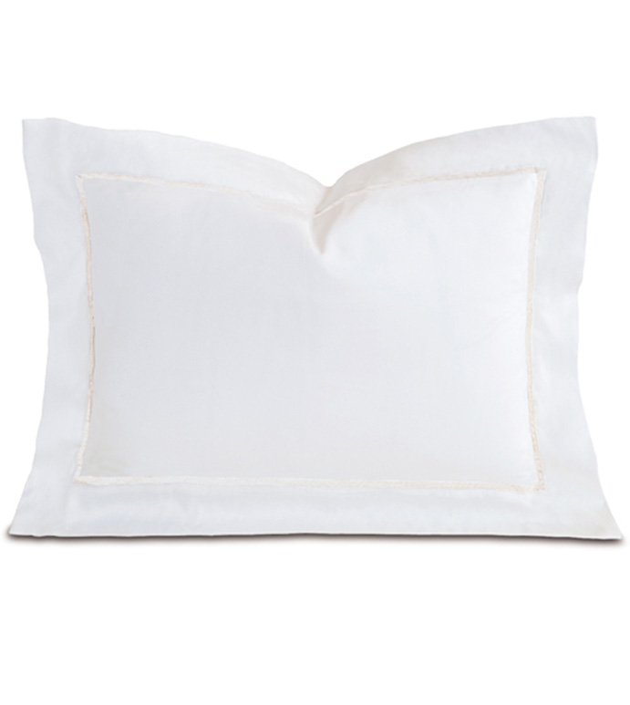 Linea Velvet Ribbon Boudoir In White & White