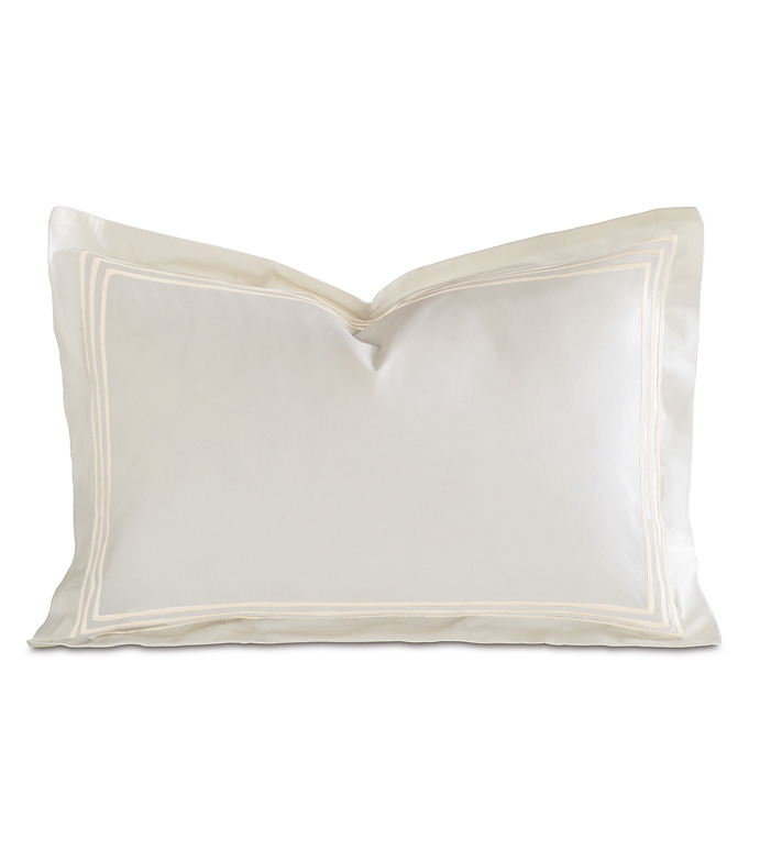 Tessa Ivory/Creme Boudoir Sham