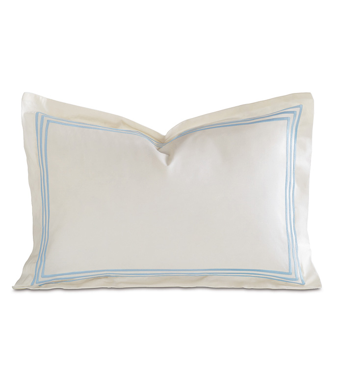 Tessa Ivory/Sky Boudoir Sham