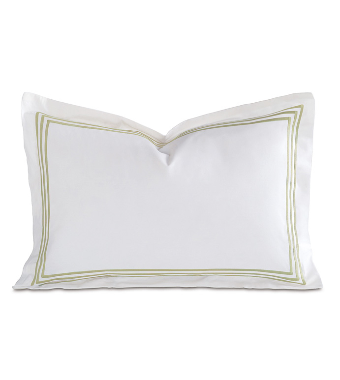 Tessa White/Pear Boudoir Sham