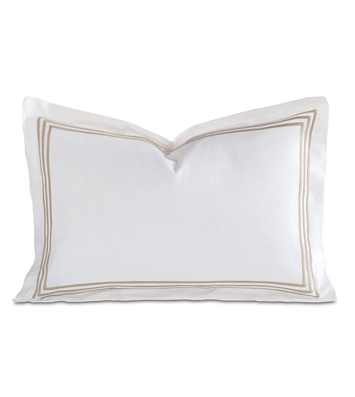 Tessa White/Sable Boudoir Sham