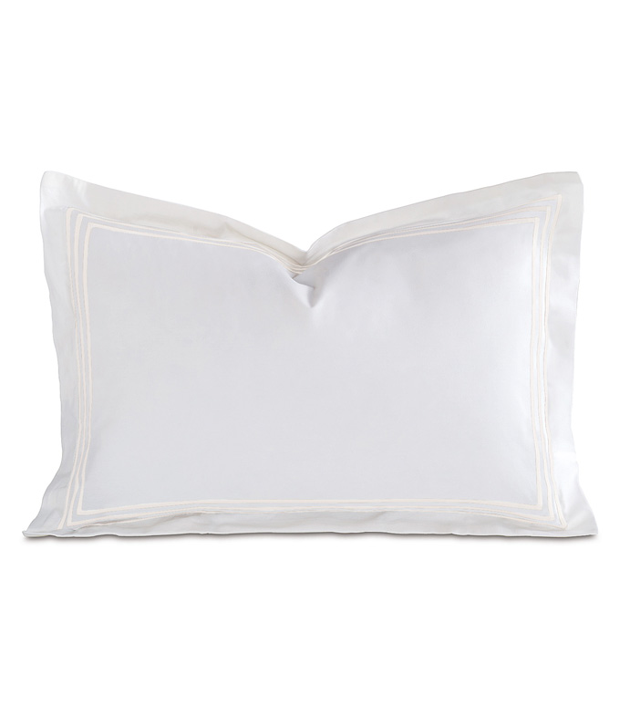 Tessa White/White Boudoir Sham