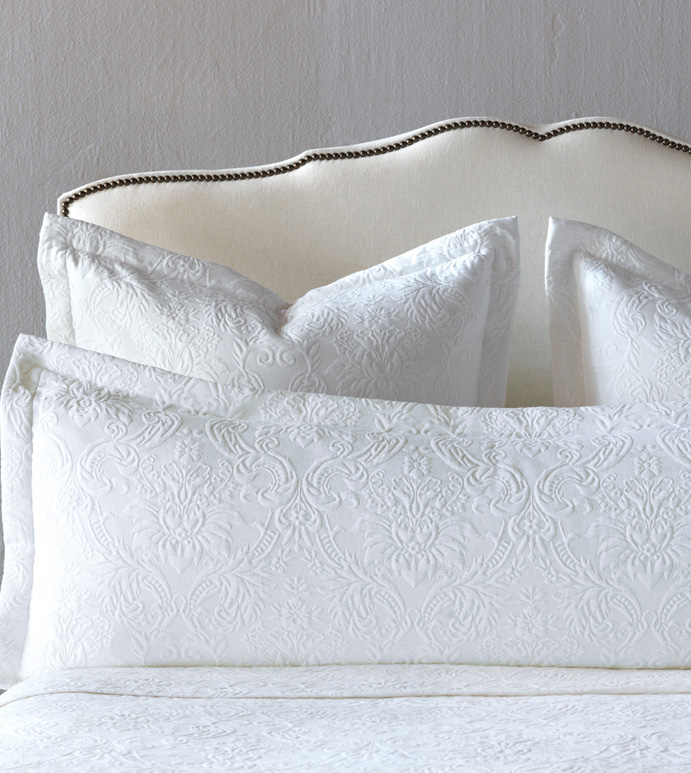 Sandrine White Grand Sham