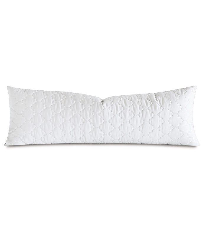 Viola White Grand Queen Sham