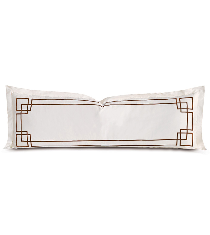 Grafico Ivory/Walnut Grand Sham