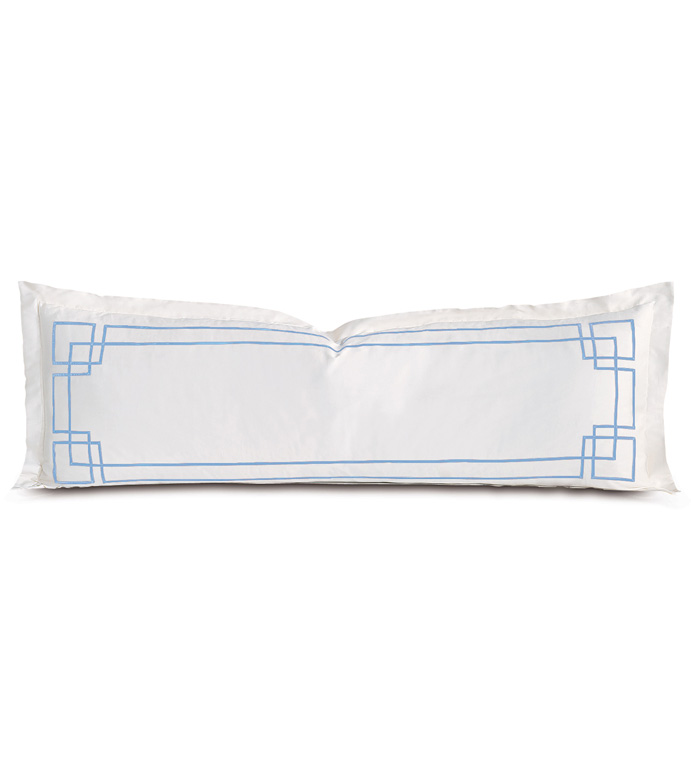 Grafico White/Azure Grand Sham