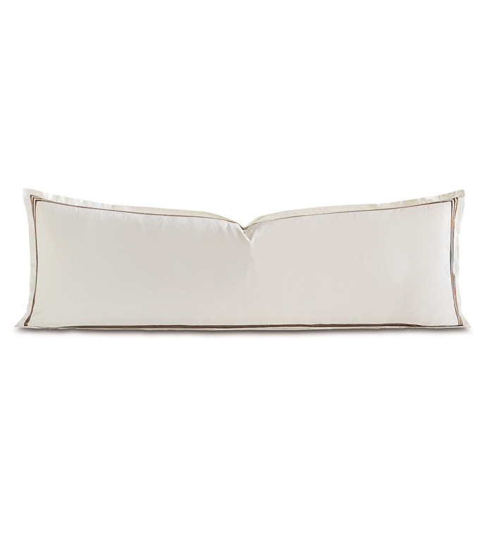 Tessa Ivory/Brown Grand Sham