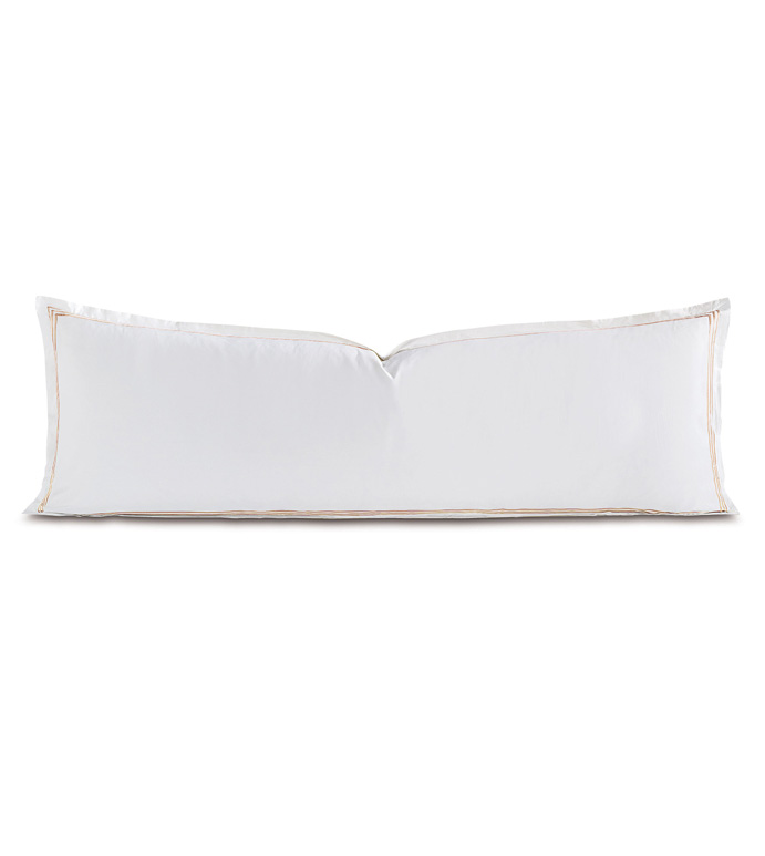 Tessa White/Blush Grand Sham