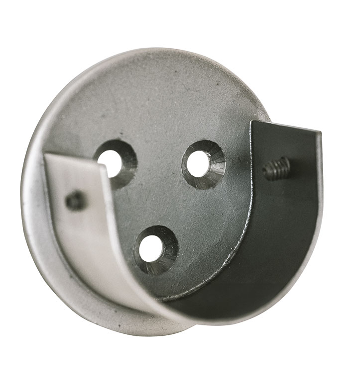 ACERO BRUSHED NICKEL INSIDE MOUNT BRACKET PAIR