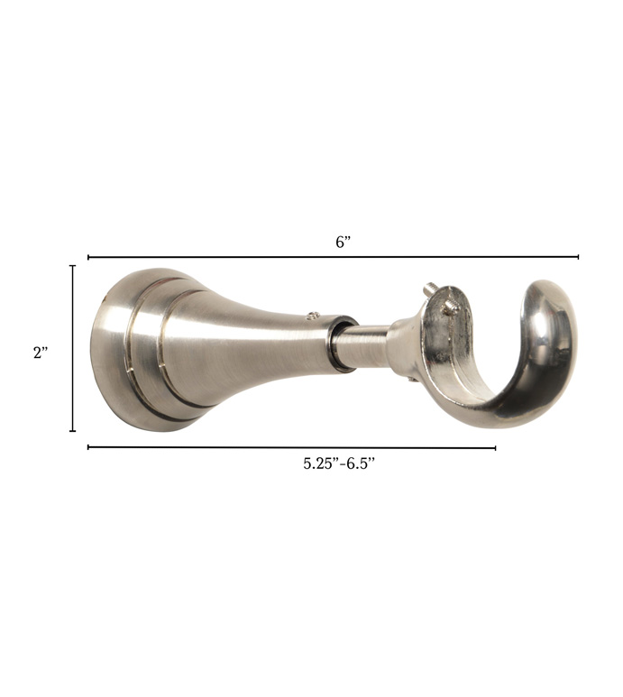 Metallo Nickel Adjustable Bracket