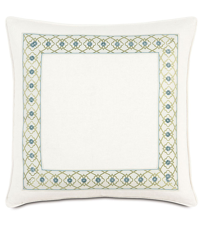 Filly White With Mitered Border