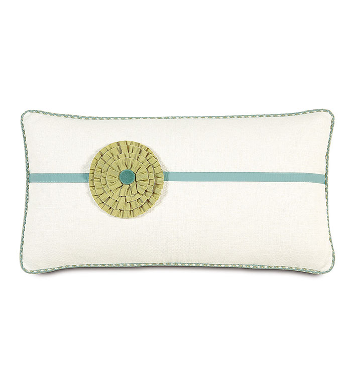 Filly White With Rosette