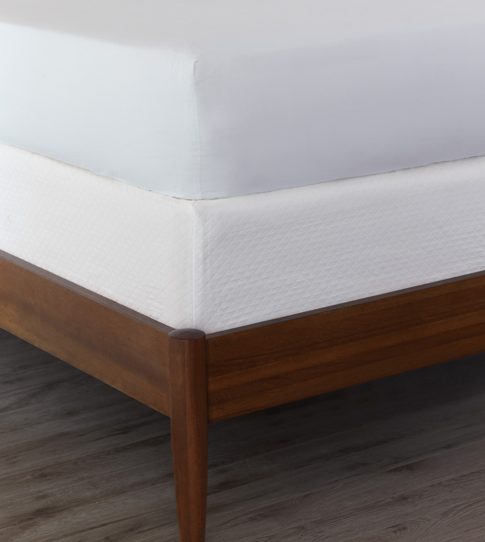 Matera White Box Spring Cover