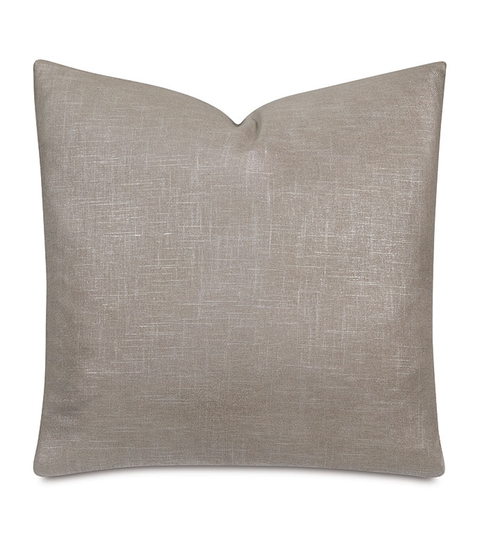 Reflection Metallic Decorative Pillow In Champagne