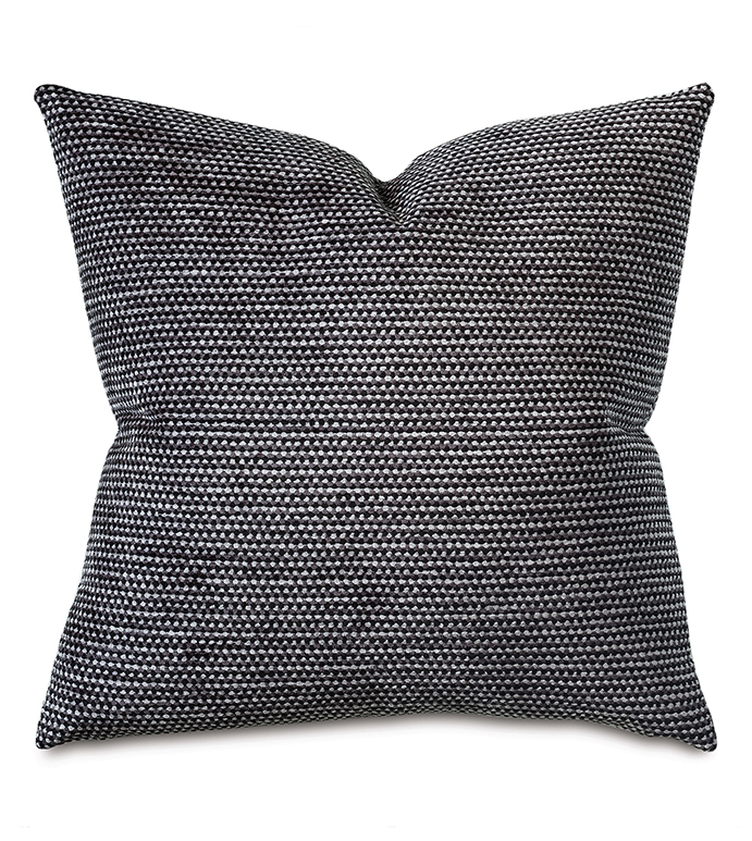 Pebble Onyx Decorative Pillow Black