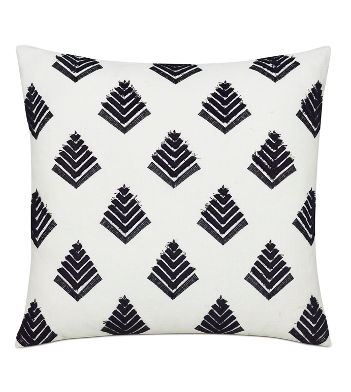 Leopold Black Decorative Pillow