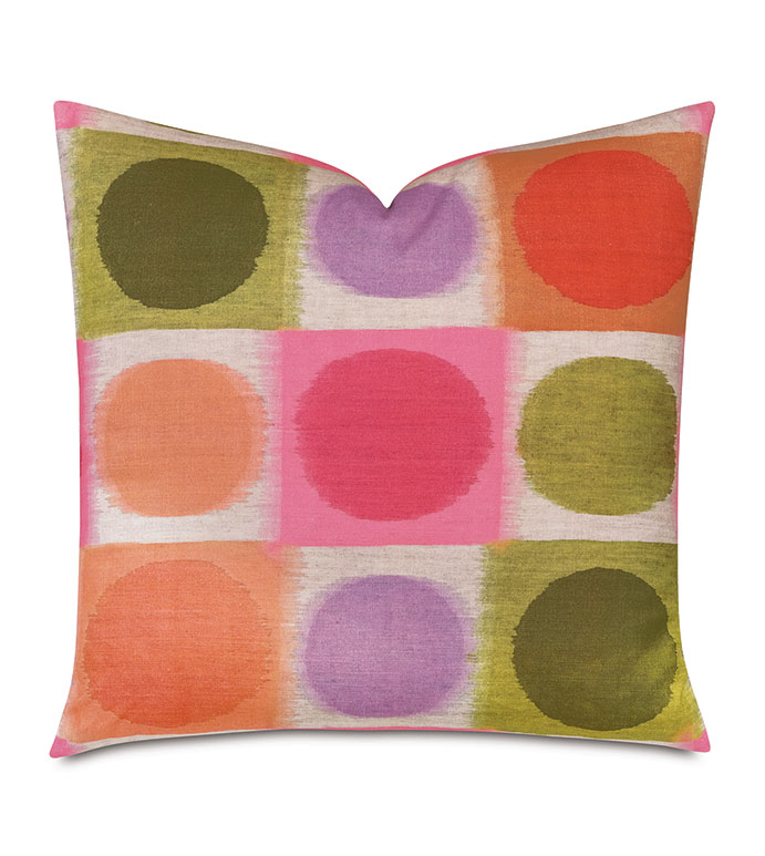 Flossie Abstract Decorative Pillow