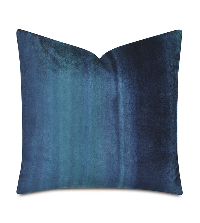 Ombre Peacock Decorative Pillow