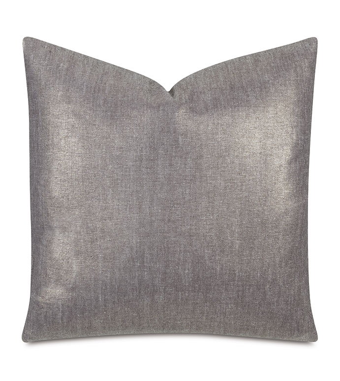 Leonis Metallic Decorative Pillow In Gold