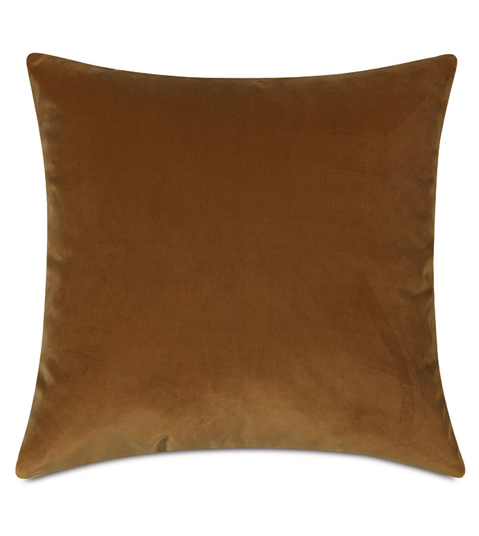 Uma Velvet Decorative Pillow In Gold