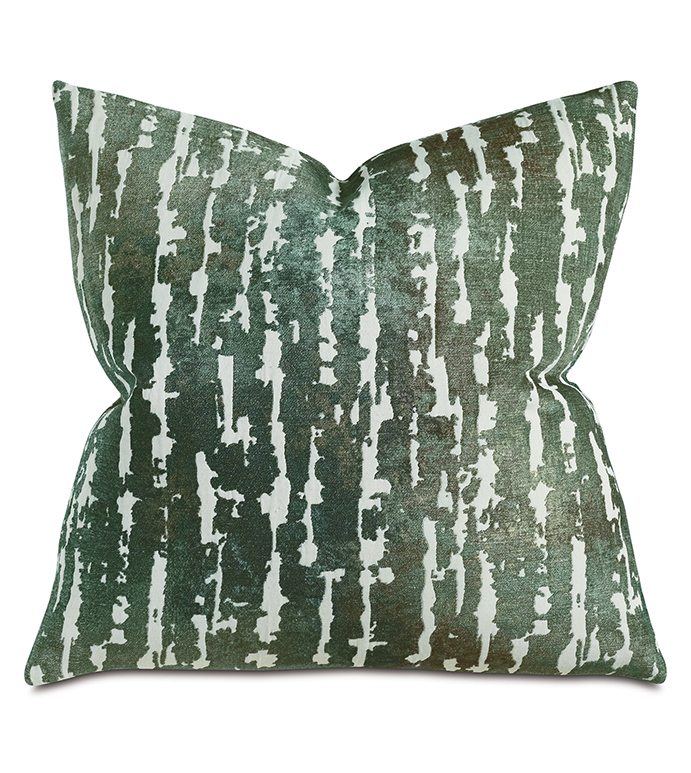 Phylum Chenille Decorative Pillow In Green